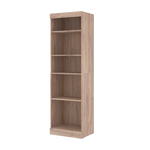 Bestar Pur 25W Shelving Unit in rustic brown